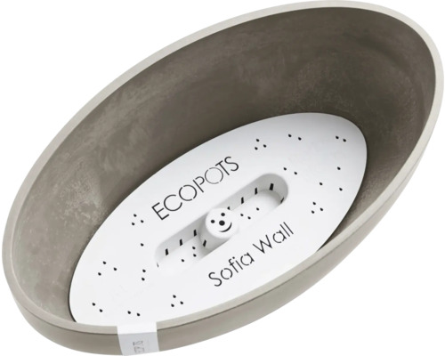 Ecopots Sofia Wand Pflanzgefäß mit Bewässerungseinsatz