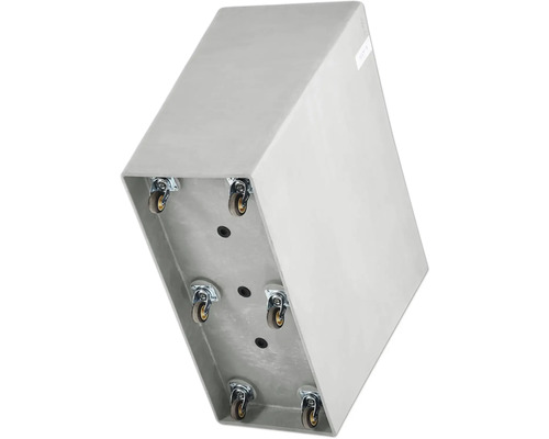 Rollcontainer mit sechs Rollen