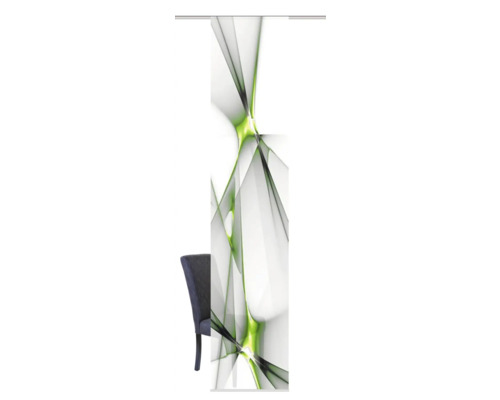 Roll Up Fensterfolie mit abstraktem Design und Stuhl