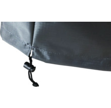 Detail einer Schutzhülle mit Kordelzug