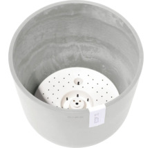 Grauer Pflanztopf mit Bewässerungseinsatz