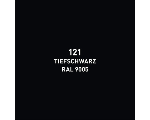 Farbmuster Tiefschwarz RAL 9005