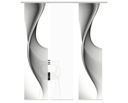 Schiebetür mit grafischem Muster