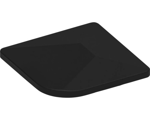 Schwarze Abdeckplatte