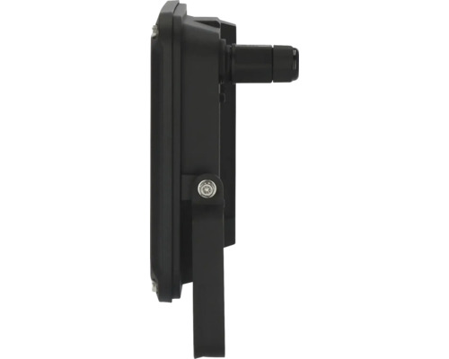 Seitenansicht eines schwarzen LED-Strahlers