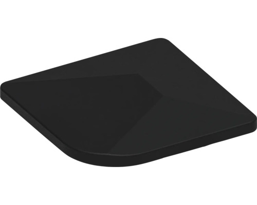 Schwarze quadratische Bodenplatte für Möbel