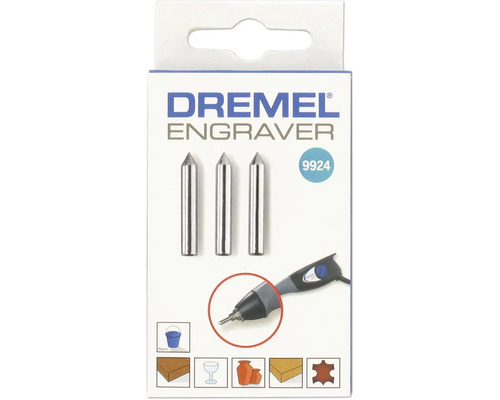Dremel Gravierspitze 9924 im Set