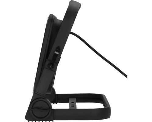 Schwarzer LED-Strahler mit Kabel