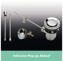 Pop-up Ablaufgarnitur mit Zubehör
