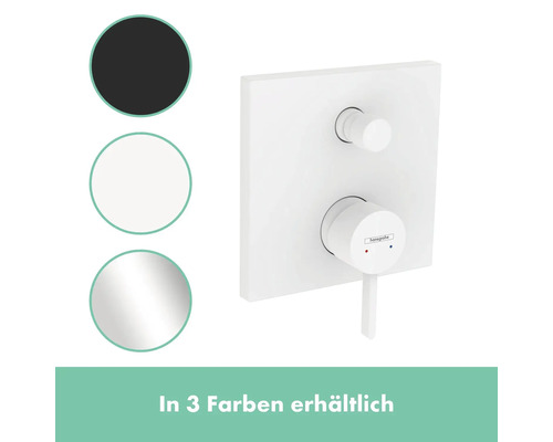 Aufputz-Duscharmatur mit drei Farbvarianten