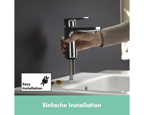 Waschtischarmatur hansgrohe Vernis Blend 71551000 chrom - Bild 8 von 12