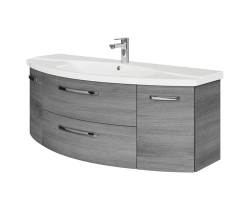 Waschtischunterschrank mit Waschbecken und Armatur