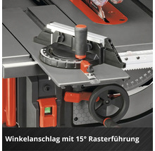 Winkelanschlag mit 15 Grad Rasterführung für Tischkreissäge