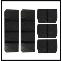 Schwarze Kofferraum-Organizer zur Aufbewahrung von Gegenständen im Auto