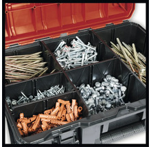 Sortimentskasten gefüllt mit Schrauben, Bolzen und Dübeln