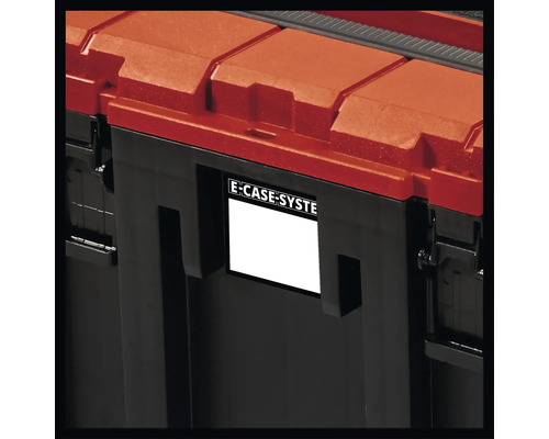 Detailansicht eines Werkzeugkoffers mit E-Case-System