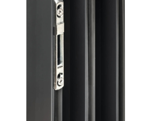 Detailansicht eines Fensterverschlusses mit Schrauben