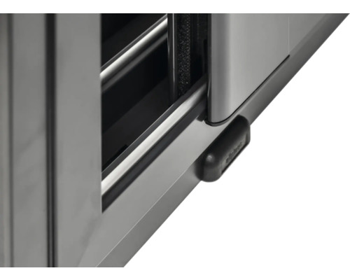 Detailansicht eines Schiebetürbeschlags