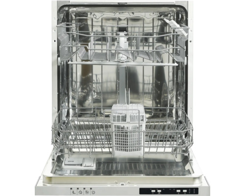 Innenansicht eines Geschirrspülers mit Geschirrkörben