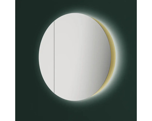 Runder Spiegelschrank mit Beleuchtung für das Badezimmer