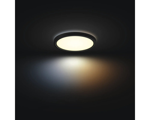 LED Deckenleuchte Philips Hue WA Tento 16,6 W, Ø 291 mm, 1-flammig IP 20, schwarz