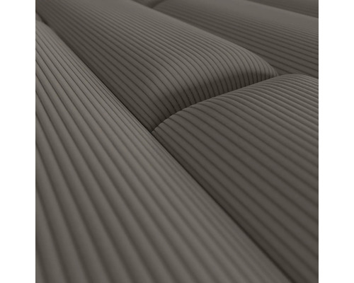 Nahaufnahme eines gerippten Stoffbezugs