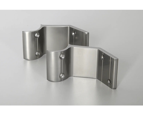 Zwei Edelstahl-Handlaufhalter