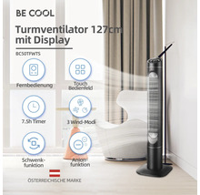 Turmventilator mit Display, 127 cm Höhe