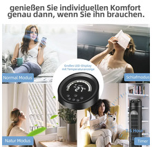 Turmventilator mit verschiedenen Modi zur individuellen Komfortanpassung.