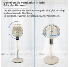 Oszillierender Ventilator zur Raumbelüftung