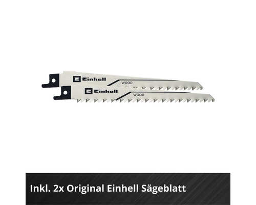 Zwei Einhell Säbelsägeblätter für Holz