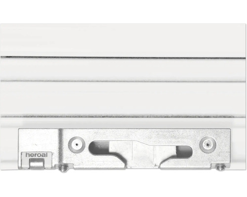 Detailansicht eines Fensterbeschlags von Heroal