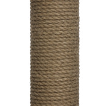 Nahaufnahme einer Sisalsäule für Kratzbäume