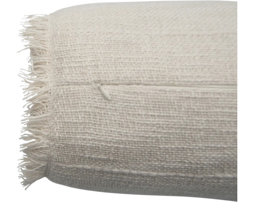Dekokissen mit Fransen und Reißverschluss