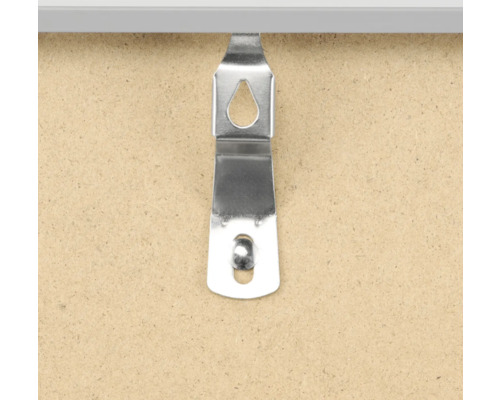 Aufhängung aus Metall für einen Bilderrahmen