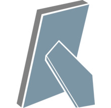 Rückseite eines Bilderrahmens mit Ständer