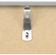 Detailansicht einer Aufhängung für einen Bilderrahmen