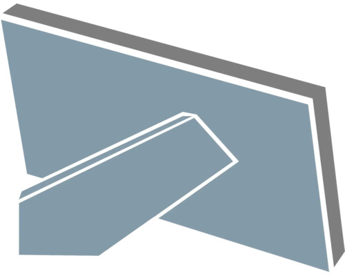 Rückseite eines Bilderrahmens mit Ständer