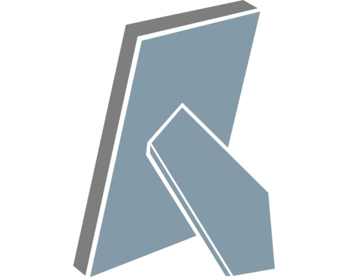 Rückseite eines Bilderrahmens mit Ständer