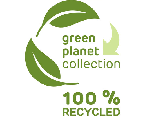 Green Planet Collection Zeichen: 100 Prozent recycelt