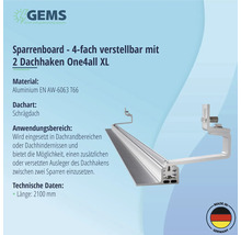 Dachhaken Sparrenboard GEMS 234 mm-thumb-2