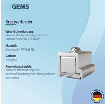 Kreuzschienenverbinder GEMS 65 mm-thumb-2