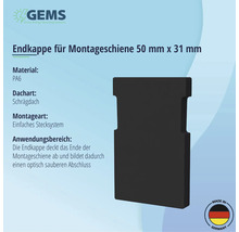 Endkappe für Montageschiene GEMS 30 mm-thumb-4