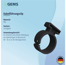 Kabelführungsclip GEMS 12 mm-thumb-3