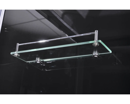 Glasablage mit Halterung für Badezimmer