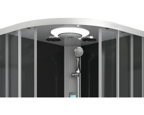 Duschkabine mit Kopfbrause und Handbrause