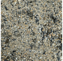 Nahaufnahme von Pflastersand und Kies