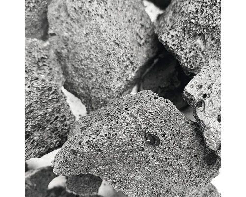 Nahaufnahme von Lavasteinen