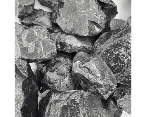 Dekorative dunkle Ziersteine für den Garten