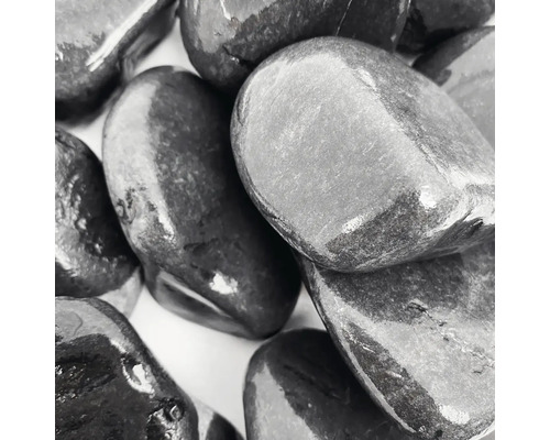 Nahaufnahme von polierten Zierkieseln